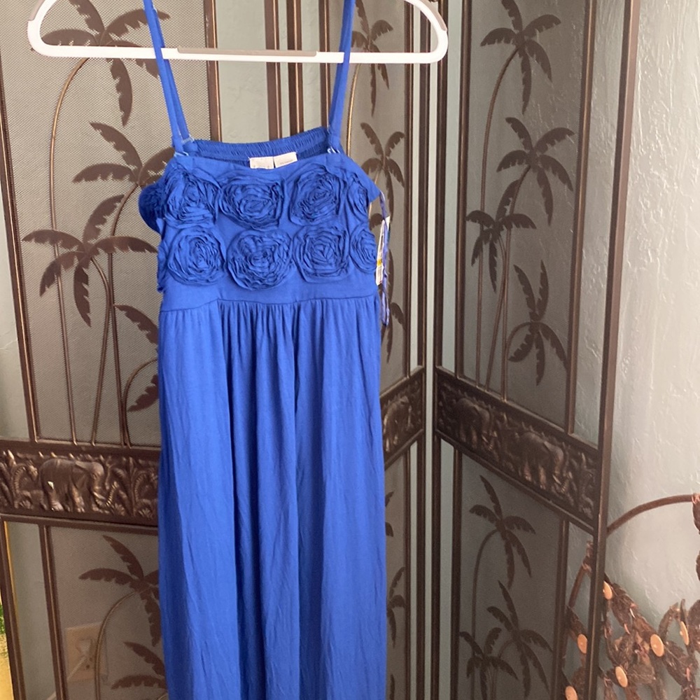 Blue Inc. maxi dress pockets NWT Medium